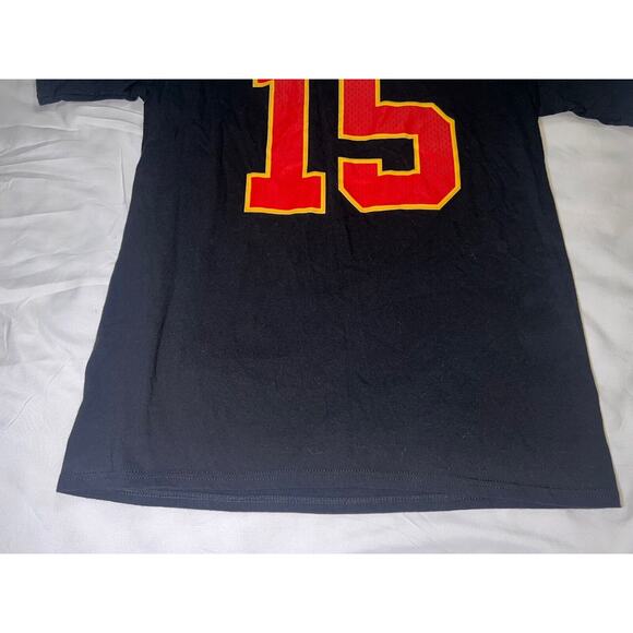 Kansas City Chiefs Patrick Mahomes T-Shirt Size Medium Black 15 SS Fanatics Tee - Picture 3 of 11